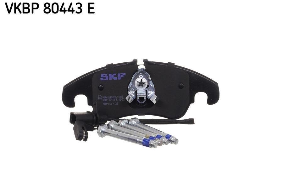 Jeu de 4 plaquettes de frein SKF ref. VKBP 80443 E